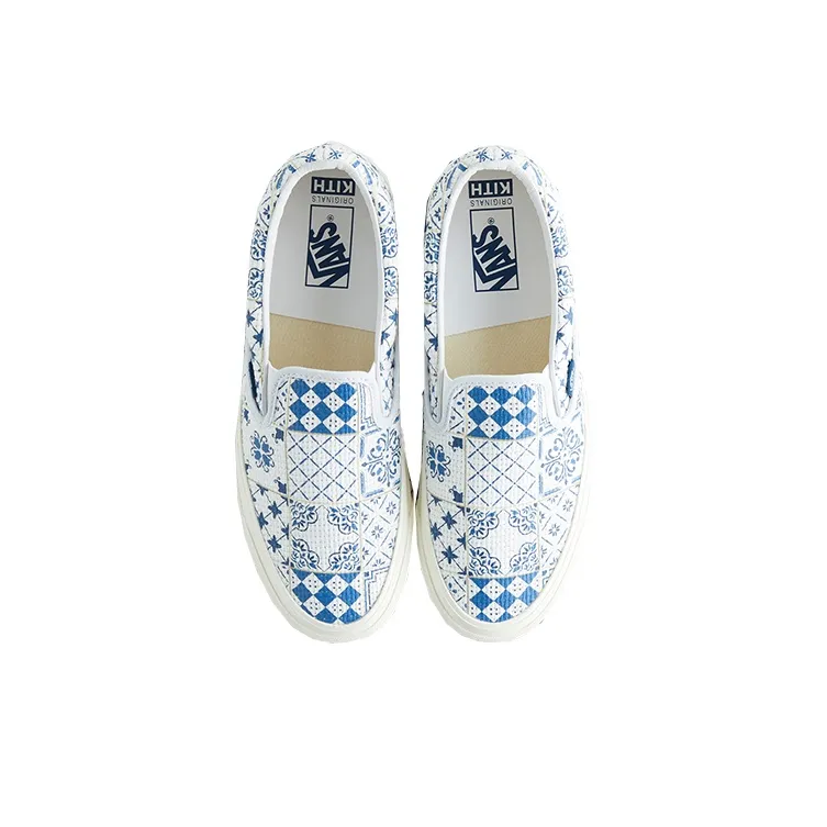 Vans Og Classic Slip On Lx Kith For Vault Azulejo Tile-3