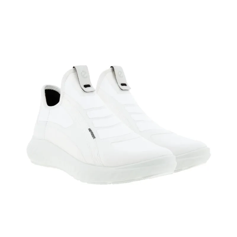 Ecco Ath 1Fw Alpha Abrasion Resistant Low Top Sports Casual Shoes Women's White-3