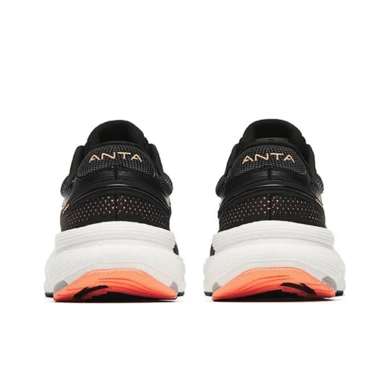 ANTA Running Collection Running Shoes Women's Low Top Black/Lock Orange-3