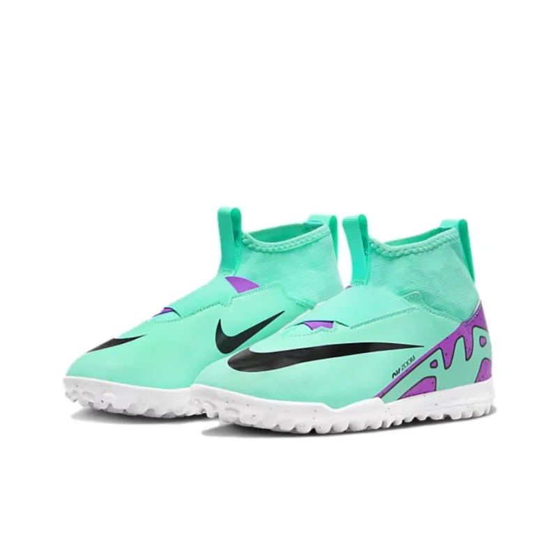 Nike Mercurial Superfly 9 Academy Tf 'Aqua Green Purple White' Gs-2
