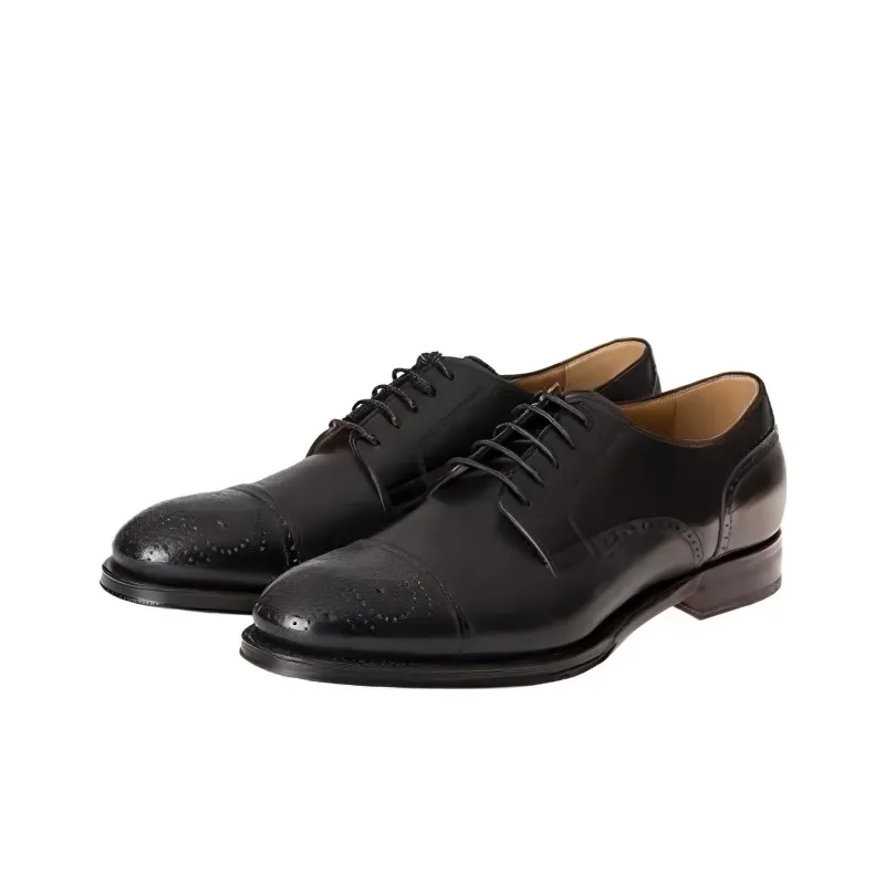 GUCCI Dress Shoes Men Low-Top Black-2