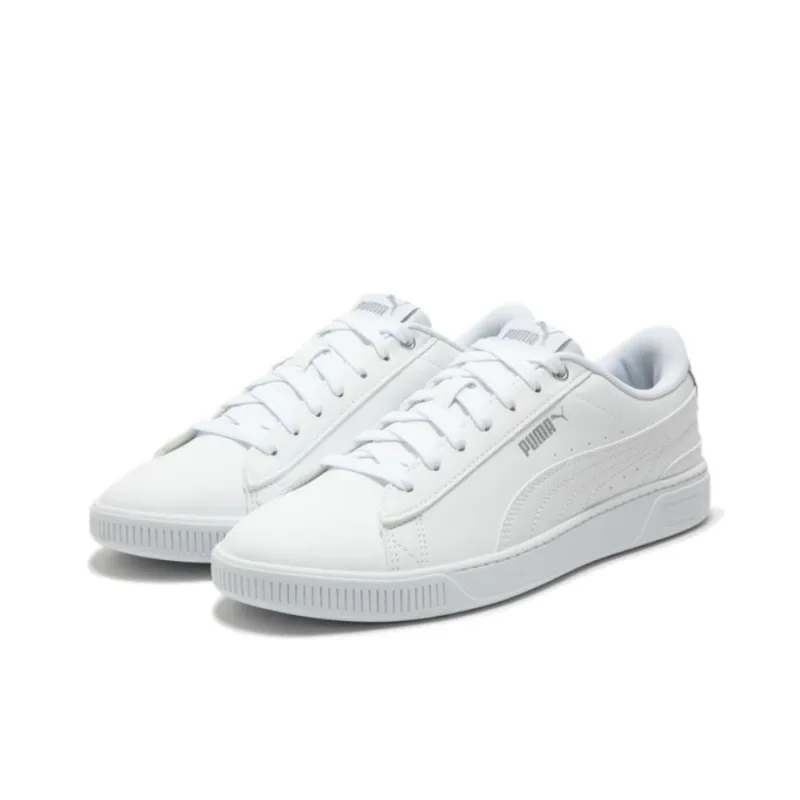 PUMA Vikky V3 Anti Slip Wear Resistant Low Top Skateboard Shoes Women's Ecru-2