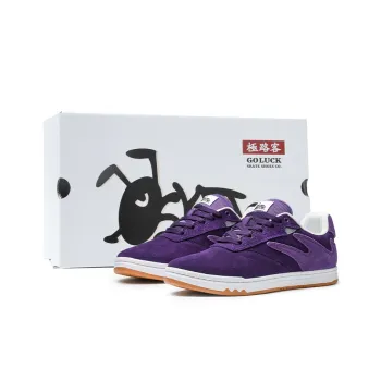 GOLUCK Ant Collection Box Low Top Skateboard Shoes Unisex Violet