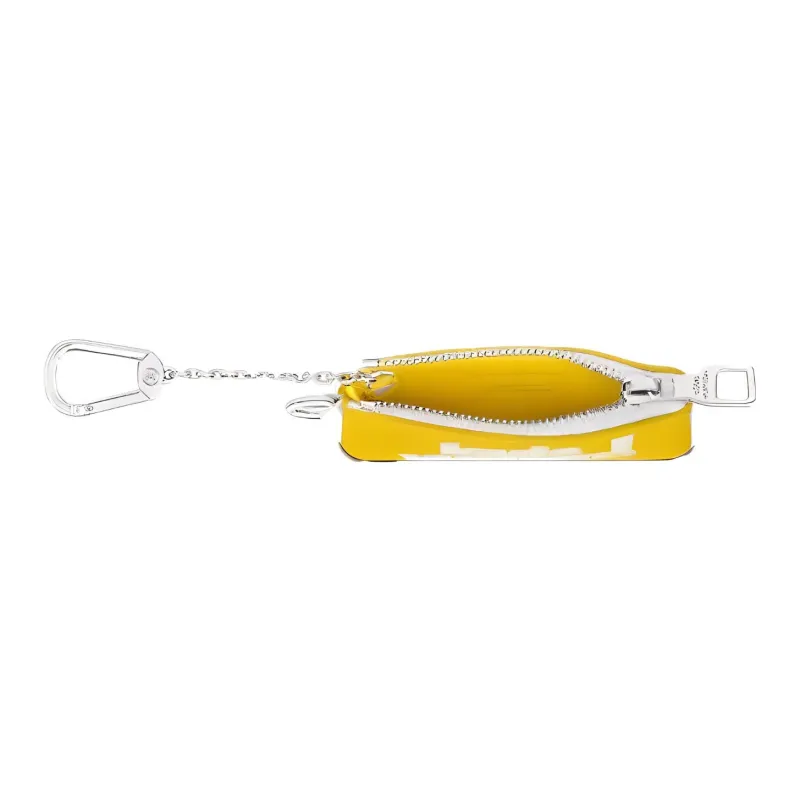 LOUIS VUITTON Pochette Cle Key Pouch Monogram Yellow-3