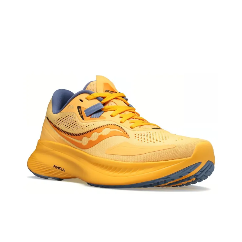 Saucony Guide 15 Guide Cushioning, Wear Resistant Low Top Running Shoes Women's Yellow-2