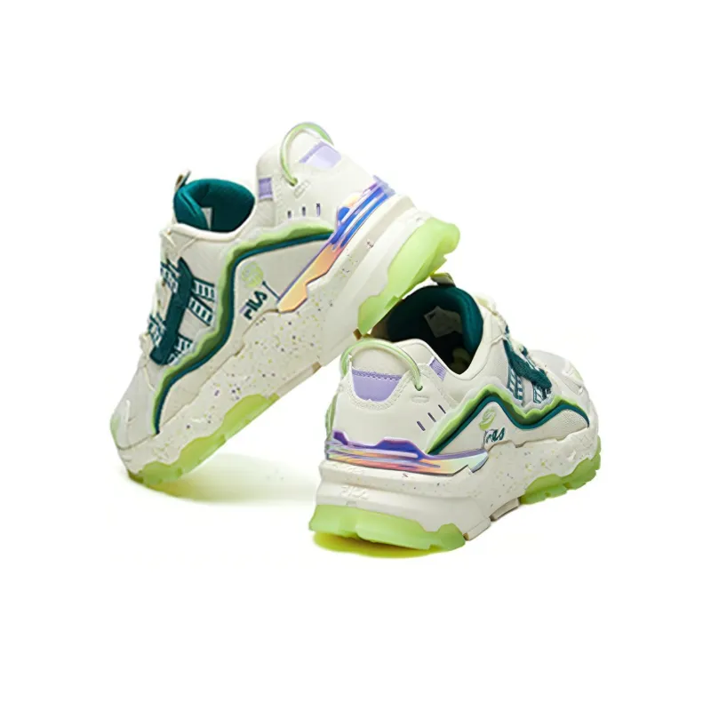 FILA Disruptor Low Sneakers 'White Green' Women's-3