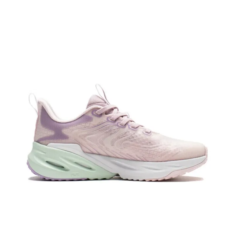 LiNing EazGo Shock Absorbers Rebound Low Top Running Shoes Women's Primrose Pink-1