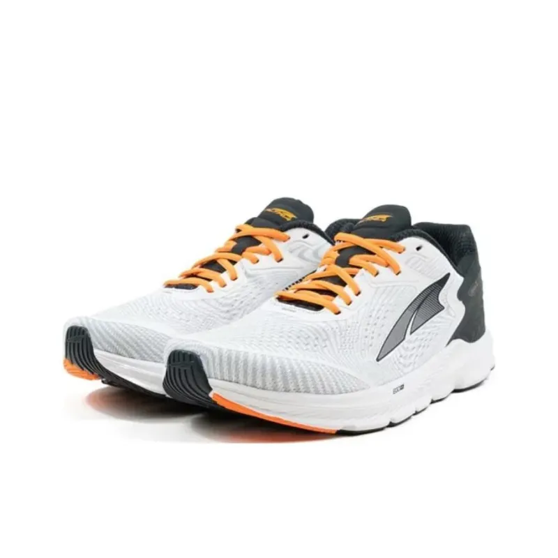 Altra Torin 5 Cushioning, Slip Resistant, Abrasion Resistant, Rebound Low Top Running Shoes Men's White Orange-1