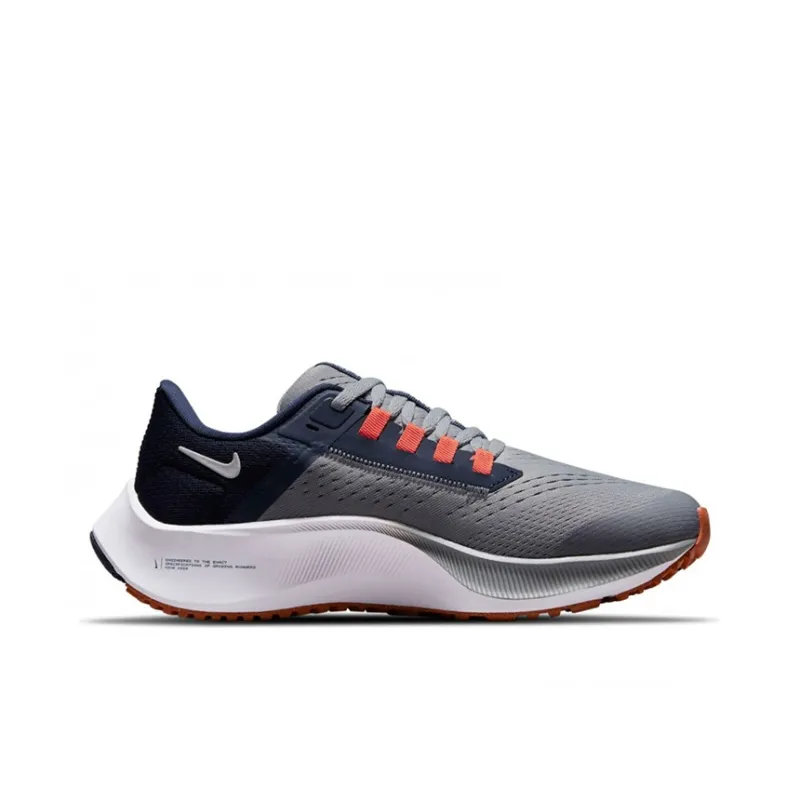 Nike Air Zoom Pegasus 38 Low Top Kids' Running Shoes Gray Teenagers-1