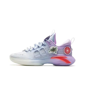 Anta ZUP Series Cushioning Anti Slip And Wear Resistant Low Top Basketball Shoes Men's Purple
