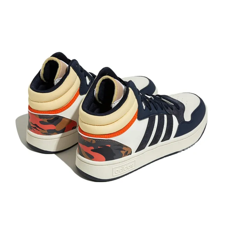 Hoops 3.0 Adidas Neo Mid 'Black Ivory Camo'-3