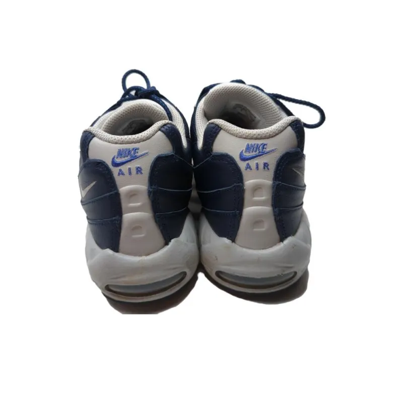 Nike Air Max 95 Cushioning Anti-Slip And Wear-Resistant Low-Top Running Shoes Men's Blue Gray-3