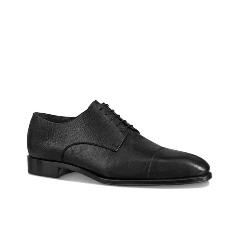 LOUIS VUITTON Minister Taïga Casual Shoes Men's Black-1