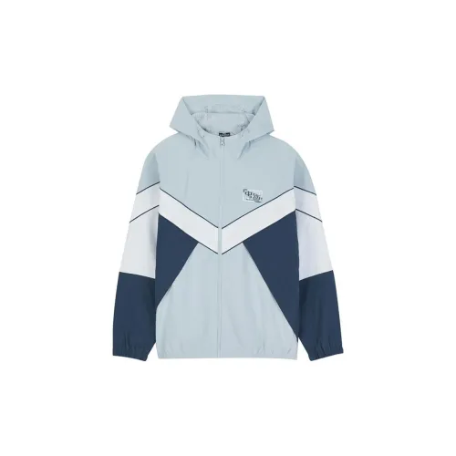 361° Jackets Men Light Blue Gray/Dark Gray Blue