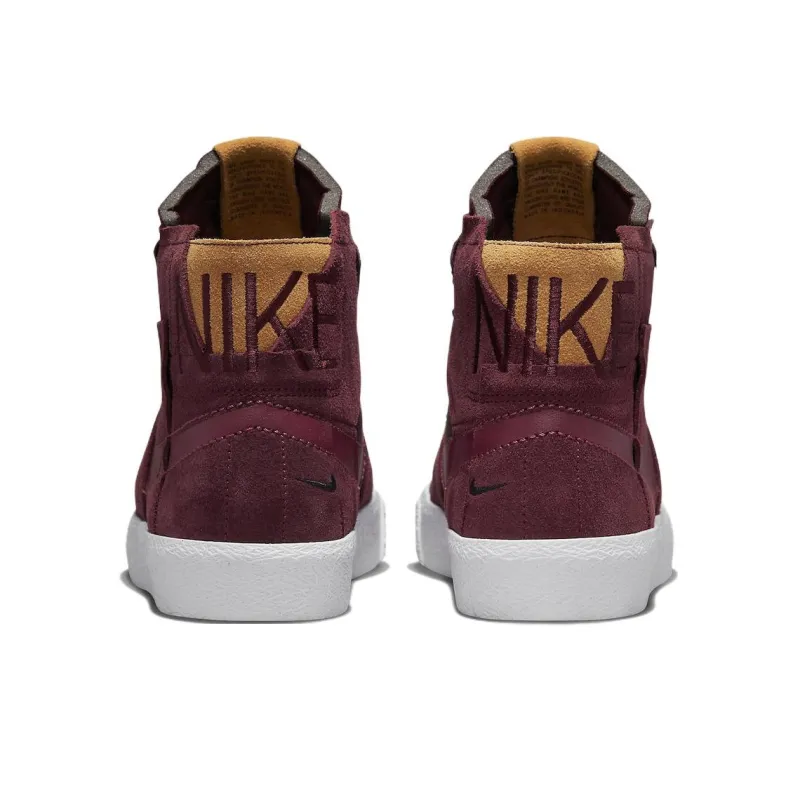 Nike Zoom Blazer Mid Premium Sb 'Maroon Patchwork'-4