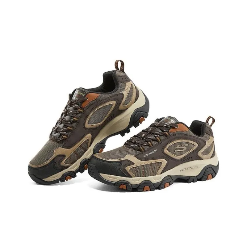 Skechers OUTDOOR Cushioning, Waterproof, And Breathable Support Low Top Casual Shoes Men's Chocolate-3