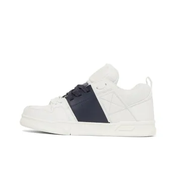 Valentino Open Skate Low Top Stylish Skateboarding Shoes Women's White Blue