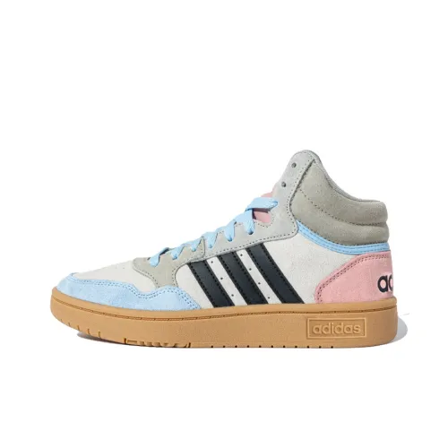 Adidas Women's Hoops 3.0 Mid 'Clear Brown Sky Blue'