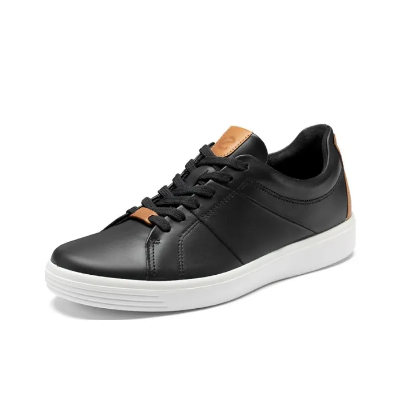 Ecco Soft Cool Low Top Sports Casual Shoes Men's Black-1