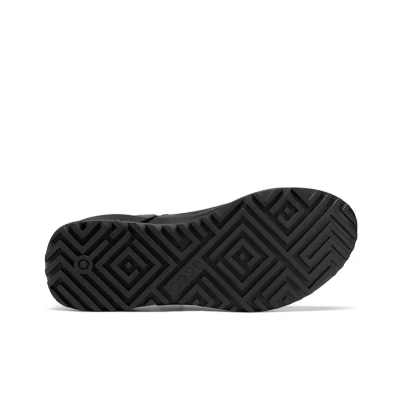 Ecco Striding 2.0 Series Breathable Low Top Sports Casual Shoes Men's Black Gray Color-4
