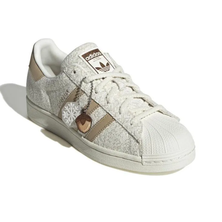 adidas originals Superstar White Khaki Women's-2