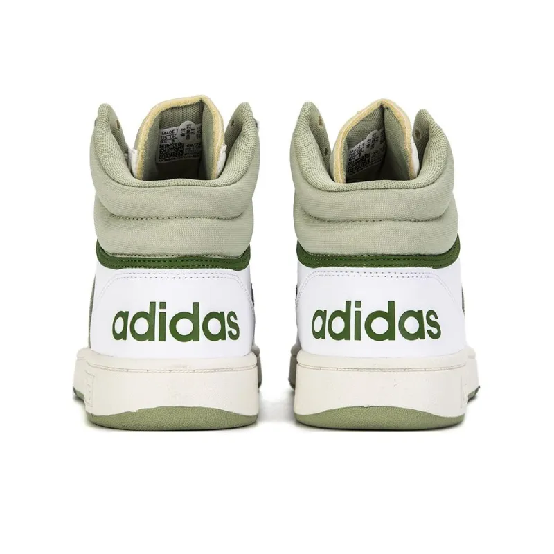 Adidas Hoops 3.0 Mid 'White Green'-3