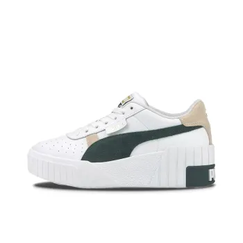 PUMA Cali Wedge Mix 'White Green' Women's
