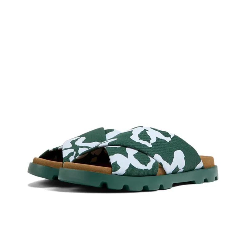 CAMPER Brutus Printed Cross strap Sandals-1