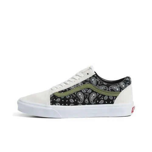 Old Skool Vans 'Paisley Black White'