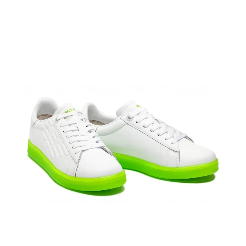 EMPORIO ARMANI EA7 Skateboard Shoes Women's White-3