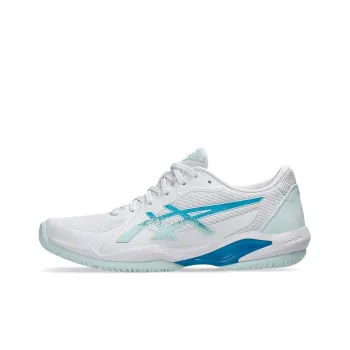 Asics Solution Swift FF Low Top Tennis Shoes Women's White Green