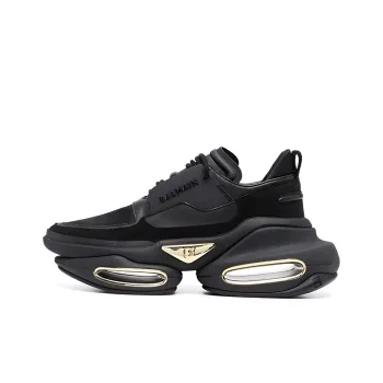 BALMAIN B-Bold Low Black Gold Women's