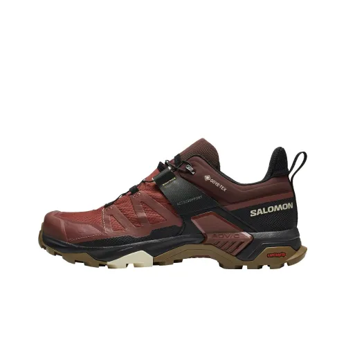 SALOMON X Ultra 4 Hiking / Trekking Shoes Men Low-Top Brown/Black