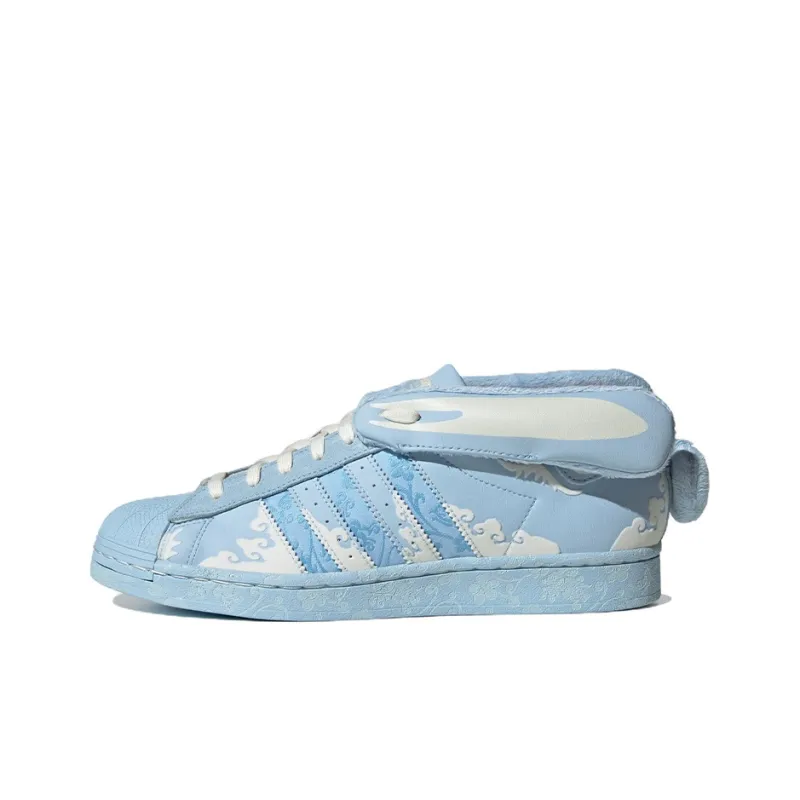 Adidas Originals Superstar Papercut X Melting Sadness 'Blue White'-0