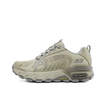 Skechers Casual Max Portect Wear Resistant Low Top Outdoor Shoes Men's Charcoal Gray