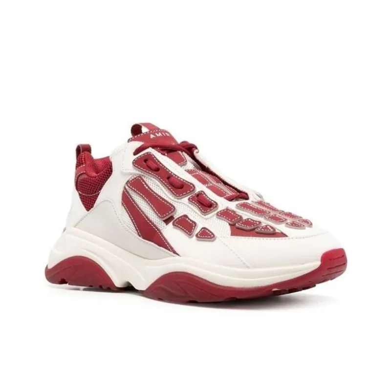 AMIRI Bone Runner 'White Red'-2