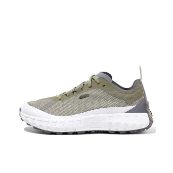 NORDA 001 Abrasion Resistant Low Top Running Shoes Women's Gray Green