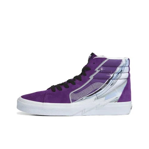 Vans Sk8 Hi Bolt Chrome Flash Shoes 'Acai Purple' Women's