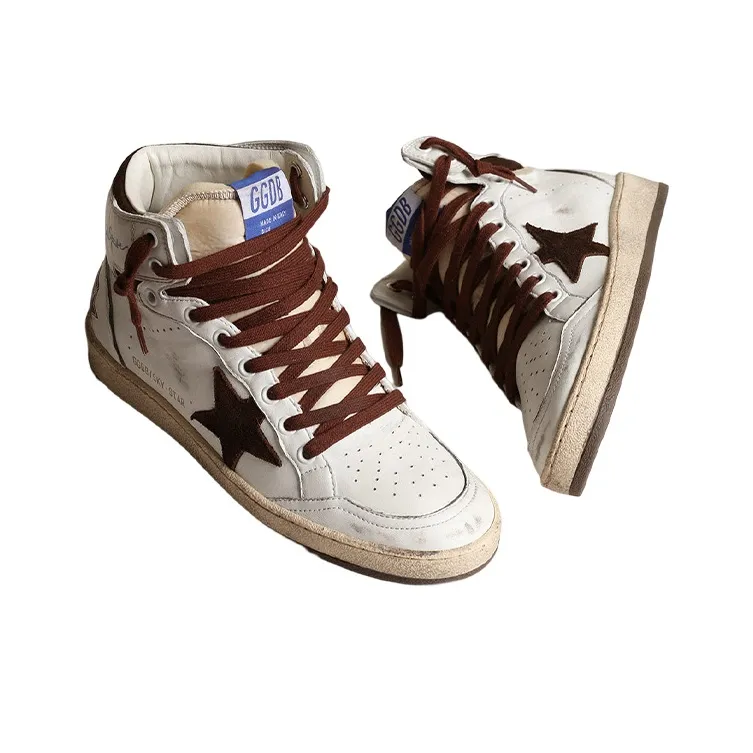 Golden Goose Sky Star White Chocolate Suede Women's-1