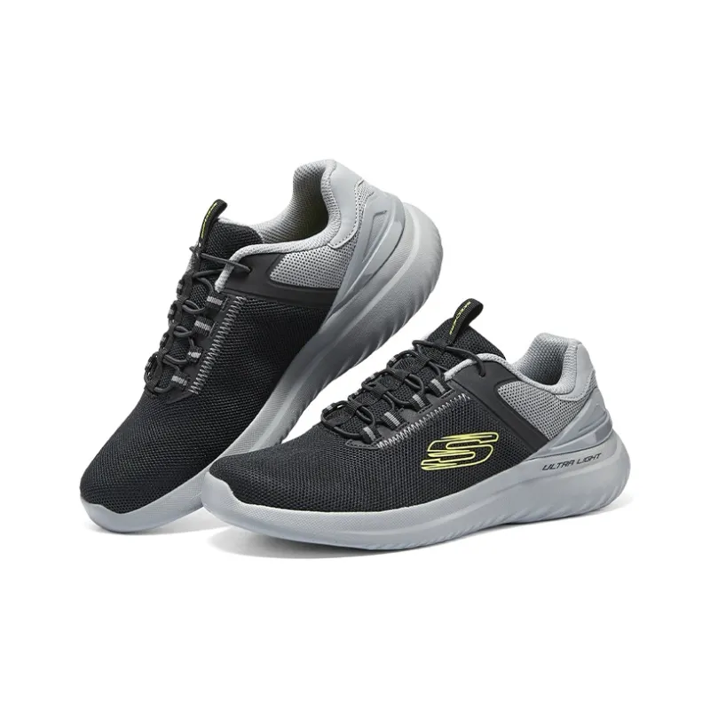 Skechers BOUNDER 2.0 Anti Slip Wear Resistant Low Top Casual Shoes Men's Black-3