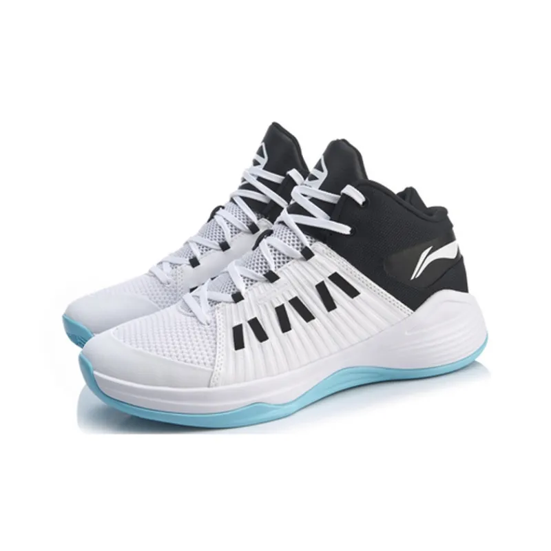 LiNing Yi Qing Low Top Basketball Shoes Men's Black White-2