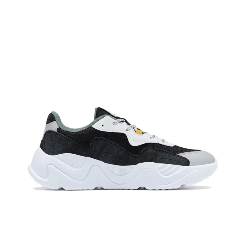 PEAK Trendsetter Cushioning Anti-Slip And Wear-Resistant Low-Top Sports Casual Shoes Black Brown-1