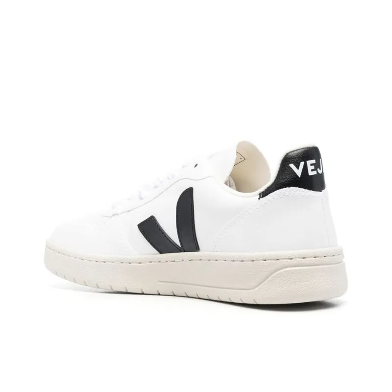VEJA V 10 White Black Women's-4