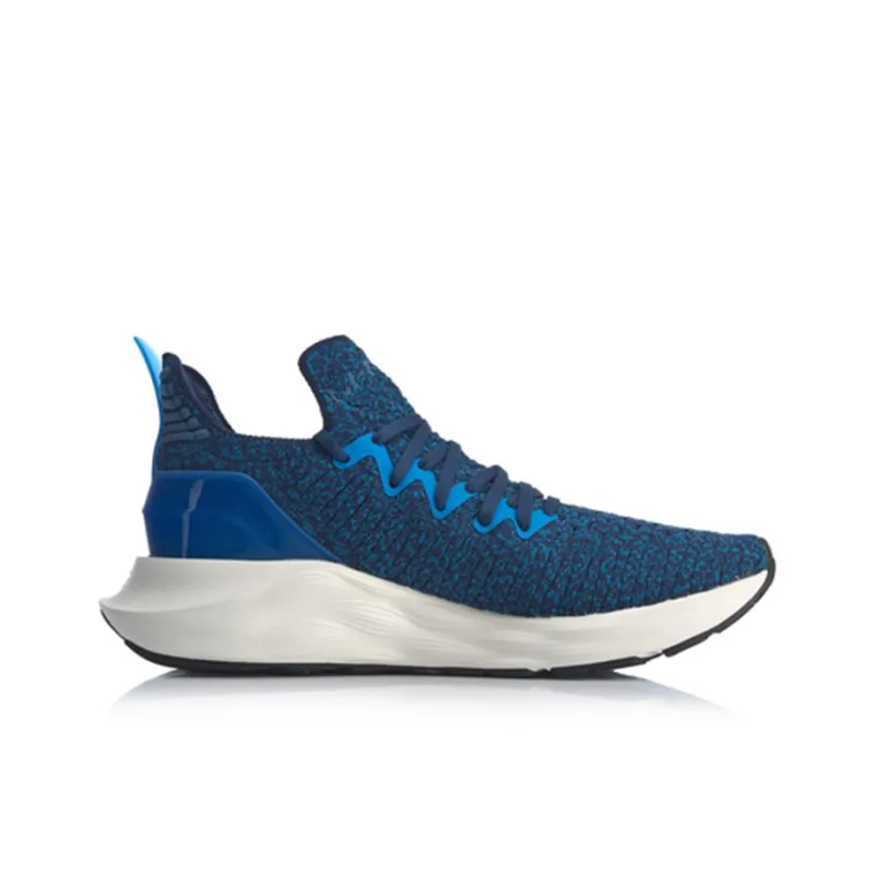 LiNing Cloud 6 V2 Cushioning Slip Resistant Running Shoes Unisex Navy Blue-1