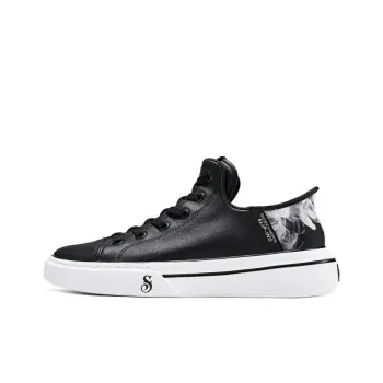 Skechers Slip Ins Durable Breathable Low-Top Casual Shoes Men's Black White