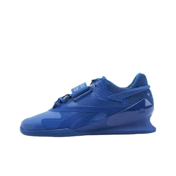 Reebok Legacy Lifter II Anti-Slip Wear-Resistant Low-Top Training Shoes Blue