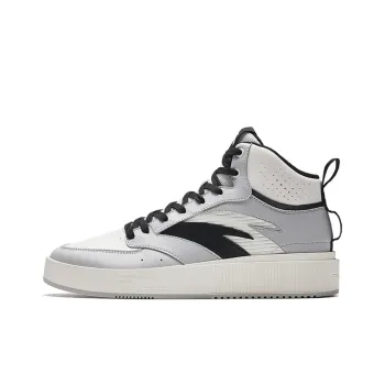 Anta Milk Lid 2 Anti Slip And Wear Resistant Lightweight High Top Skateboard Shoes Men's Gray Black