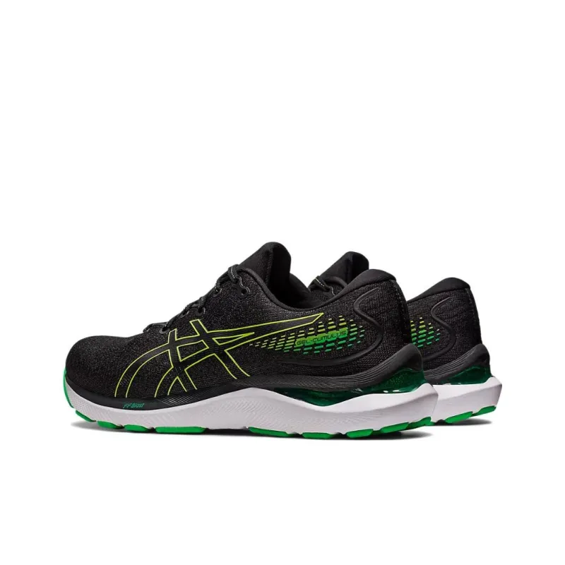Asics Gel Cumulus 24 'Black Lime Zest'-3