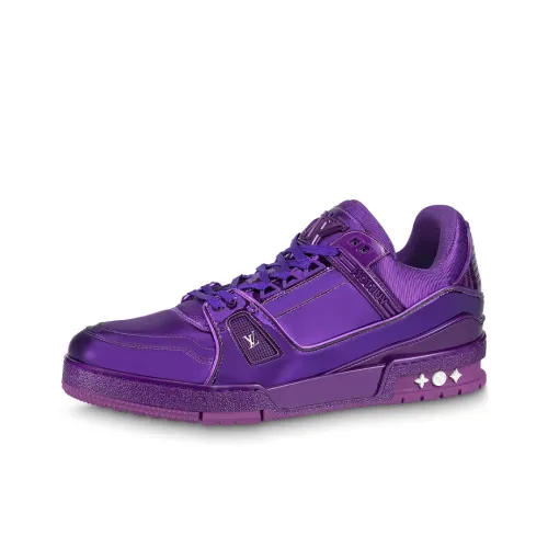 LOUIS VUITTON Trainer Metallic Purple