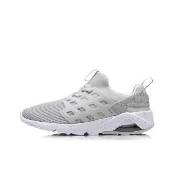 LINING Bubble Casual Shoes Women's Low Top Gray White